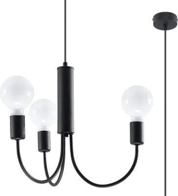 Immagine prodotto di Lampada a sospensione ARTEMIX a 3 luci, nera, E27