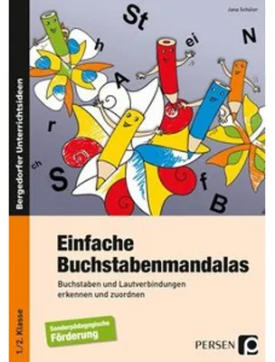 Immagine prodotto di Persen Verlag Buchstabenmandalas: Einfache Übungen für Buchstaben und Lautverbindungen
