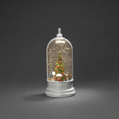 Produktbild von Konstsmide Water Lantern Xmas Market, Leichte Dekorationsfigur, Weiß, Kunststoff, Universal, IP20, 5 h