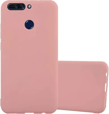 Produktbild von Cadorabo Hülle für Honor 8 PRO Schutzhülle in Rosa Handyhülle TPU Silikon Etui Case Cover