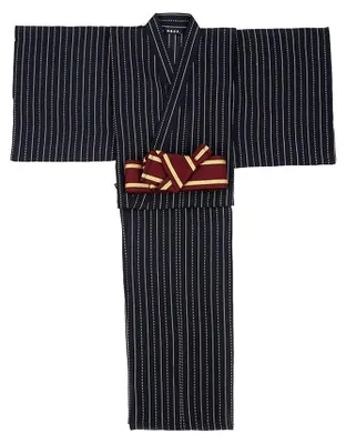 Immagine prodotto di Accappatoio giapponese tradizionale da uomo, stile kimono, con cintura obi