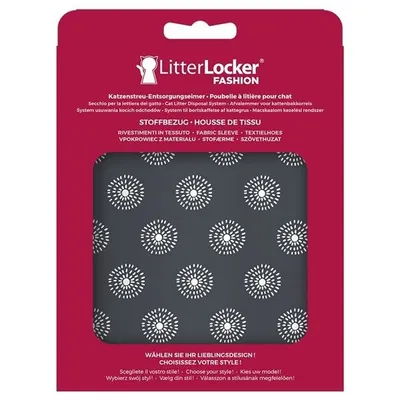 Produktbild von LitterLocker Fashion Bezug Flowers - grau