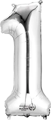 Produktbild von Amscan 2798101, Spielzeugballon, Folie, Silber, Anzahl, 33 cm, 5 Stück(e)