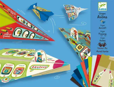 Produktbild von Kreatives Origami-Spiel Flugzeuge, Djeco