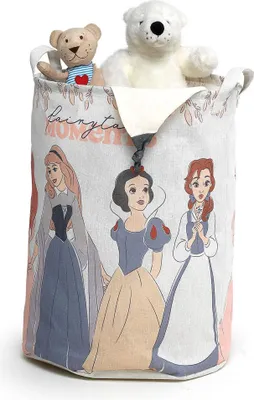 Image de Domopak Panier à jouets rond en tissu DISNEY PRINCESS