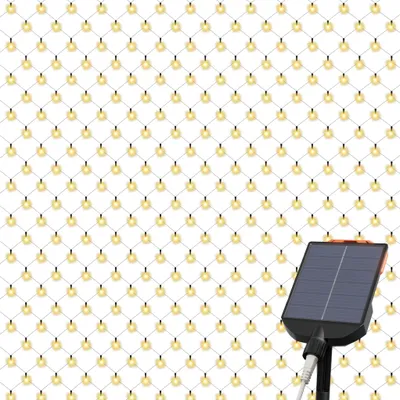 Productafbeelding van JOIEYOU 6x4 meter lichtketting, net met 480 LED's, kerstverlichting met 13 lichtmodi. Lichtkettingen die werken op zonne-energie/USB, geschikt voor kerst, Pasen, Halloween, bruiloften