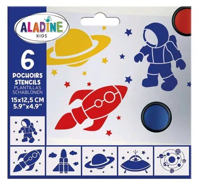 Produktbild von Aladine - Schablonen Weltraum 3081396