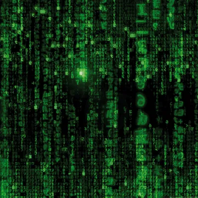 Obrázok produktu pre Matrix Art Print Image - Matrix Code, Green Rain (70 x 70 cm)