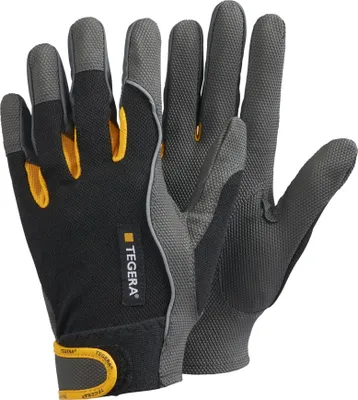 Produktbild von Tegera® 9120 PRO Montagehandschuhe mit Diamant-Grip und verstärkten Fingerspitzen (6 Paar)