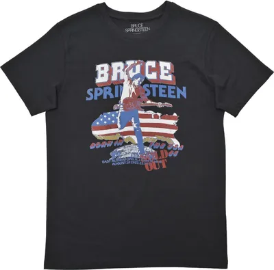 Produktbild von Bruce Springsteen - "Tour ´84-´85" T-Shirt für Herren/Damen Uni PH3499 (M) (Schwarz)