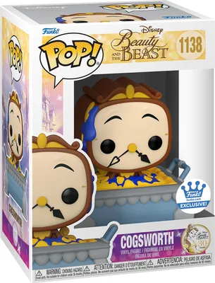 Produktbild von Disney Beauty and the Beast - Cogsworth 1138 Exclusive - Funko Pop! Vinyl Figur