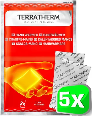 Produktbild von Handwärmer luftaktiviert, 12 Stunden Wärme, 5 Paar, für kalte Hände