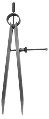 Produktbild von SELVA Federspitzzirkel 100 mm Spitzen auswechselbar