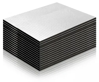 Obrázek produktu pro 15 kusů izolačních rohoží, rozměry 250x180x5 mm, protihlukové, samolepicí