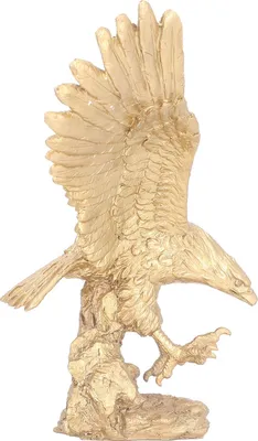 Imagen del producto de Estatua majestuosa de águila, escultura de águila, figura de águila alta sobre rocas, adorno de resina para decorar muebles de televisión, vitrinas, oficinas, etc. Tamaño grande