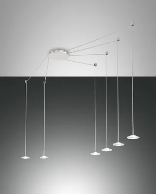 Produktbild von Fabas Luce LED Pendelleuchte Susanna Ø250mm 48W Warmweiß Weiß dimmbar