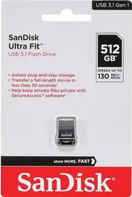 Produktbild von SanDisk Ultra Fit™ USB 3.1 512 GB