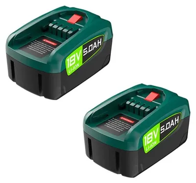 Image de Batterie de remplacement, capacité 3800/5000 mAh, compatible avec les modèles PBA, PSB, PSR, 2 batteries de 5000 mAh, 18V