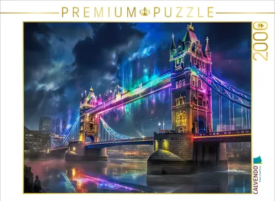 Produktbild von CALVENDO Puzzle Tower Bridge, London | 2000 Teile Lege-Größe 90x67cm Foto-Puzzle für glückliche Stunden