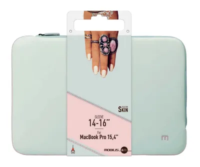 Obrázok produktu pre Mobilis 049006 Mobilis Skin Sleeve 14-16" -  Grey and pink