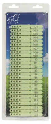 Immagine prodotto di Marchi auricolari UKALTAG per ovini (100 pezzi) | da 101 a 200 | verde