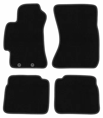 Produktbild von Velours-Fußmatten für Subaru Outback III 2003-2009 (Kombi/Limousine) – 4-tlg, Schwarz, passgenau – Wielganizator BASIC