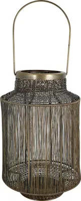 Produktbild von Laterne Metall L35x21,5cm   mit Glas