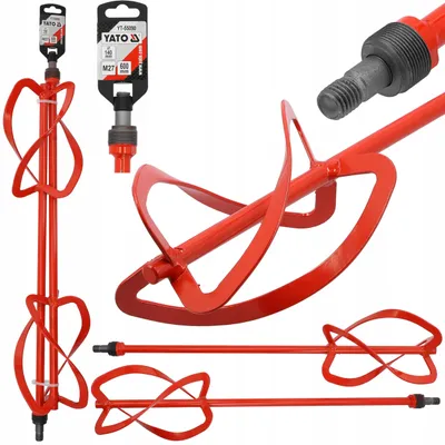 Produktbild von Mischwerkzeug, Rühquirl SET 140x600mm M27 für Doppelrührwerk