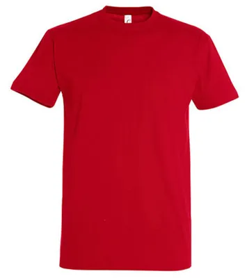 Immagine prodotto di SOLS - T-shirt "Imperial" per uomo/donna unisex, cotone filato ad anello LT2562 (M) (rosso tango)