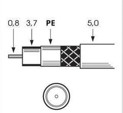 Produktbild von Preisner SK0837plus, 100 m, Weiß