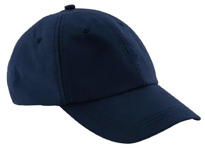 Produktbild von Beechfield Uni Wasserbeständig 6 Panel Baseball Kappe FK240 (Einheitsgröße) (Marine blau)