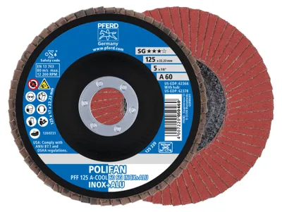 Zdjęcie produktu dla PFERD 67656125, 12,5 cm, 2,22 cm, 12200 RPM, 60 g, 10 szt.