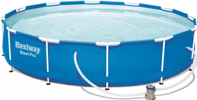 Produktbild von Bestway® Steel Pro Frame Pool 376 x 76 cm | Familienpool 56681