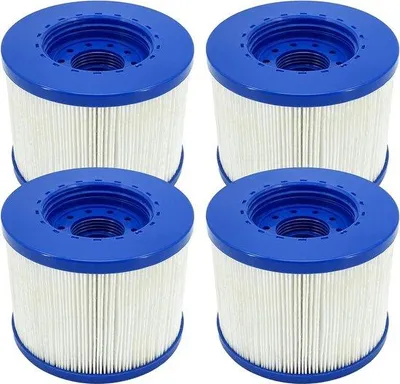 Productafbeelding van Famanu filterpatronen voor zwembadschraeffilters - 60 mm - 4 stuks