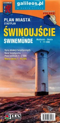 Obrázek produktu pro Świnoujście & Międzyzdroje Stadtplan 2024 - Galileos