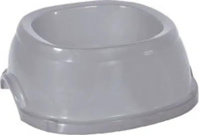 Immagine prodotto di Ciotola in plastica antiscivolo per cani 0,6l grigio Zolux