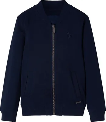 Produktbild von Kinder-Sweatshirt mit Reißverschluss Marineblau 116