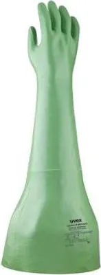 Produktbild von uvex Chemikalienschutzhandschuh rubiflex NB709S Größe 11 grün