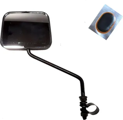 Produktbild von Universal Fahrradspiegel Rückspiegel für links oder rechts schwenkbar inkl. Schlauchflicken