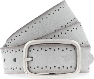 Produktbild von MUSTANG Leder Gürtel Woman's Belt 3.5 W80 Light Grey grau
