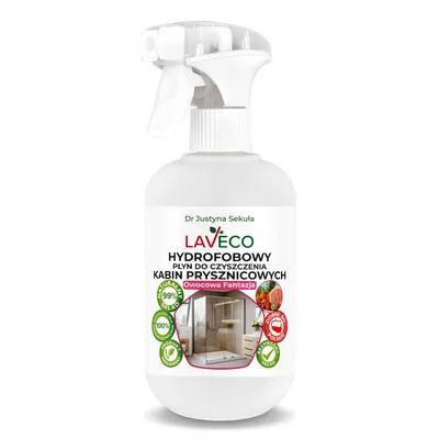 Zdjęcie produktu dla Hydrofobowy płyn do czyszczenia kabin prysznicowych – owocowa fantazja – 0,5 l