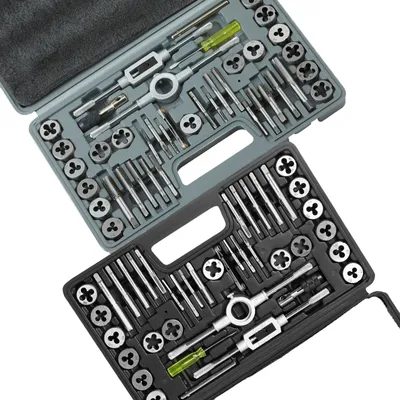 Immagine prodotto di Rubinetto VEVOR rubinetto macchina 80 pezzi, set di rubinetti per carotatura con cuscinetto in acciaio rubinetto macchina incluso.