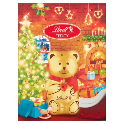Obrázek produktu pro Adventní kalendář Zlatý Medvídek TEDDY a vánoční stromeček, 170g