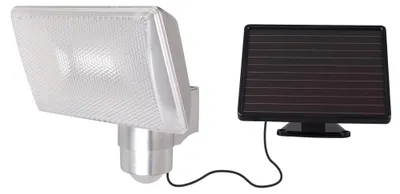 Produktbild von Solar LED Strahler Infrarot Bewegungsmelder 6W 480lm Kunststoffgehäuse Fluter IP44