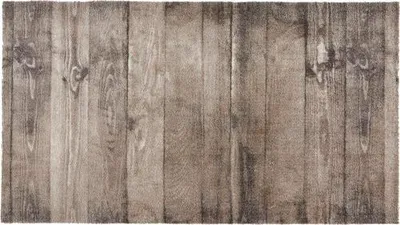 Produktbild von Schmutzfangmatte rutschfest waschbar oak wood beige 67x120 cm
