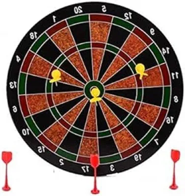 Produktbild von Famanu Magnetisches Dartboard mit 6 Darts - Spielvergnügen für Zuhause
