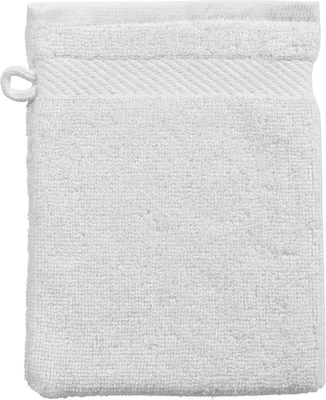 Produktbild von Waschhandschuh - Weiß - 16 x 21 cm - Baumwolle