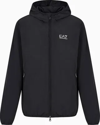 Produktbild von EA7 Leichte Jacke mit Logo, Schwarz M
