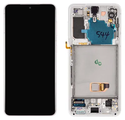 Produktbild von Samsung Galaxy S21 5G Display (mit Rahmen) Phantom White (weiß)