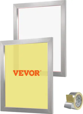 Productafbeelding van Siebdrukset, 2 stuks aluminium siebdrukframes, 20 x 24 inch siebdrukframes met 160 mesh, hoogwaardige nylon mesh en afdichtingsband voor het bedrukken van T-shirts, doe-het-zelf projecten, enz.